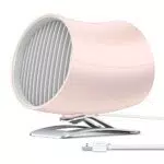 Funme Ventilatori USB Regolabile 30° Pulsante Touch Screen Della Ventilatori Portatile Ventilatore da Tavolo Silenzioso per Casa Ufficio Viaggi Dormitorio L'aperto