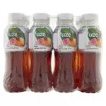 FuzeTea Pesca e Rosa Senza Zuccheri 12 Bottiglie da 400 ml