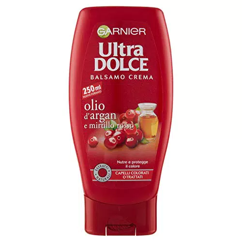 Garnier Balsamo Crema Olio d'Argan e Mirtillo Rosso Per Capelli Colorati