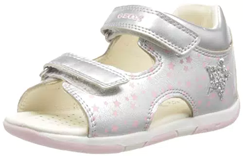 Geox B SANDAL TAPUZ GIRL, Scarpe Primi Passi Bimba 0-24