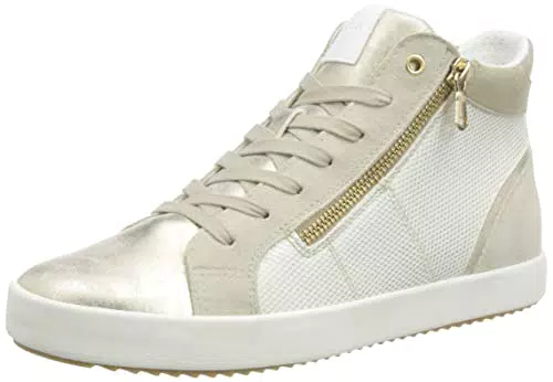 Geox D Blomiee, Scarpe da Ginnastica Donna, Light Gold