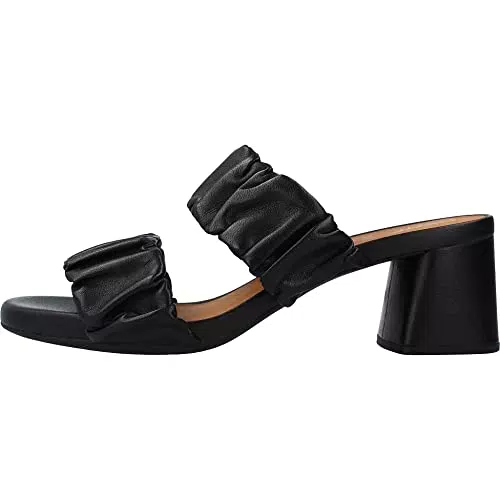 Geox D Genziana Mid, Sandali. Donna, Nero