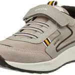 Geox J Briezee Boy, Scarpe da Ginnastica, Grigio/Nero