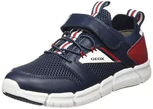Geox J Flexyper Boy, Scarpe da Ginnastica, Blu
