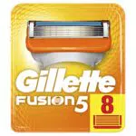 Gillette Fusion Ricarica di Lame per Rasoio, 8 Testine