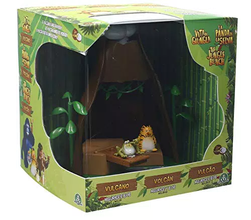 Giochi Preziosi- The Jungle Bunch Vita da Giungla Playset Gioco Vulcano con 2 Personaggi