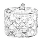Guzzini Contenitore Piccolo con Coperchio Love, Trasparente