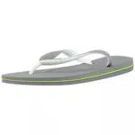 havaianas Brasil Mix, Infradito Unisex - Adulto, Steel Grey White White