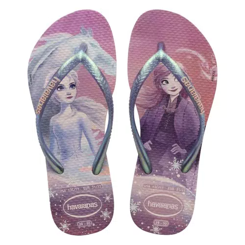 Havaianas Slim Frozen, Infradito Bambina, Rosa, 27/