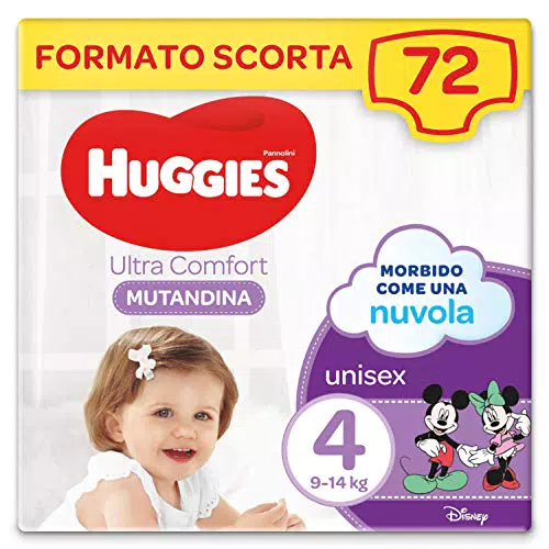 Huggies Ultra Comfort Pannolini Mutandina, Taglia 4
