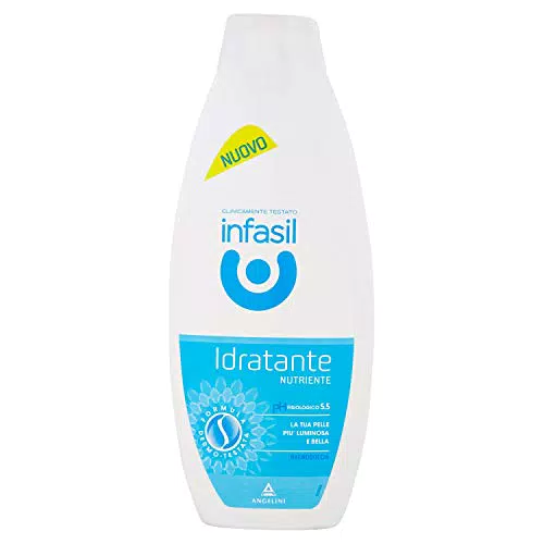 Infasil Bagnodoccia Idratante Nutriente, Clinicamente Testato e Delicato sulla Pelle, 500ml