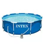 Intex 28202NP - Piscina Metal Frame Rotonda, con Pompa Filtro 1250 L/h