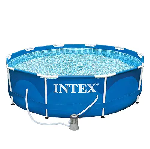Intex 28202NP - Piscina Metal Frame Rotonda, con Pompa Filtro 1250 L/h
