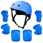 IPSXP Set Casco per Bicicletta per Bambini - Gomitiere per Casco per Bambini Polsiere Regolabili per 3~8 Anni Set di equipaggiamento Protettivo per Bambini per Ciclismo Sportivo Pattinaggio