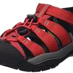 KEEN Newport H2, Sandali - Bambini e ragazzi, nero/rosso, 31