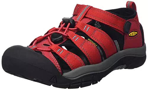 KEEN Newport H2, Sandali - Bambini e ragazzi, nero/rosso, 31
