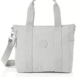Kipling Asseni Mini, Totes Donna, Grey, Taglia unica