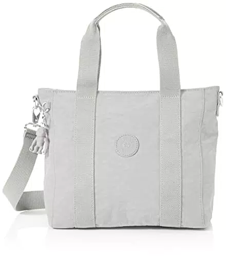 Kipling Asseni Mini, Totes Donna, Grey, Taglia unica