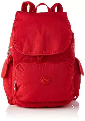 Kipling City Pack, Zaino Borsa Donna, Red Rouge, Taglia unica