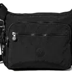 Kipling Gabbie, Crossbody Donna, Nero Noir, 18.5x35.5x30 cm