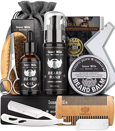 Kit Barba per Uomo, Kit Post Trattamento Rimozione Peli Barba