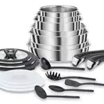 Lagostina Ingenio Inox Set di Pentole e Padelle in Acciaio Inox 18/10