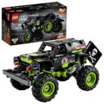 LEGO 42118 Technic Monster Jam Grave Digger, Kit 2 in 1 da Monster Truck a Buggy Fuoristrada con Azione Pull-Back