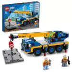 LEGO 60324 City Great Vehicles Gru Mobile, Camion Giocattolo per Bambini e Bambine dai 7 Anni in su