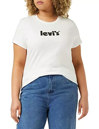 Levi's The Perfect Tee Seasonal Poster Logo Suaglietta Donna