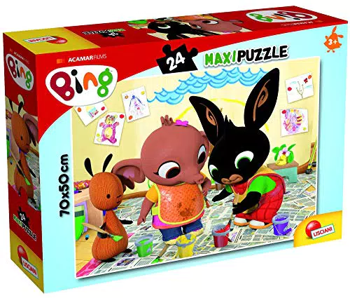 Lisciani Giochi- Art Attack Bing Maxi Puzzle, 24 Pezzi