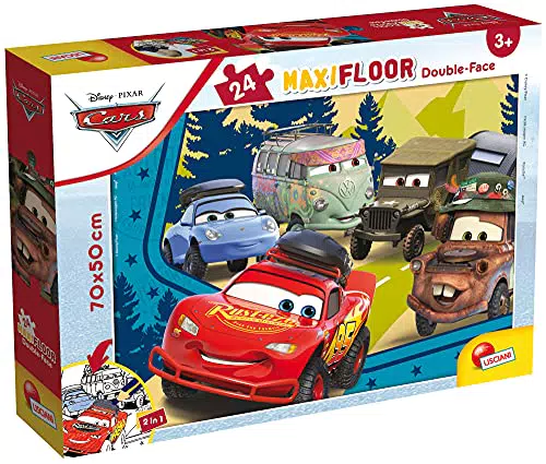 Lisciani Giochi - Disney Puzzle DF Maxi Floor 24 Cars Puzzle per Bambini