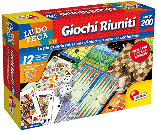 Liscianigiochi Ludoteca Giochi Riuniti Di 200, Multicolore