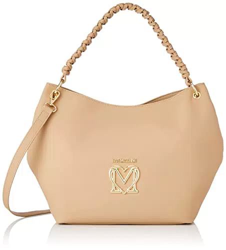 Love Moschino, BORSA A SPALLA Donna, Bianco, Unica