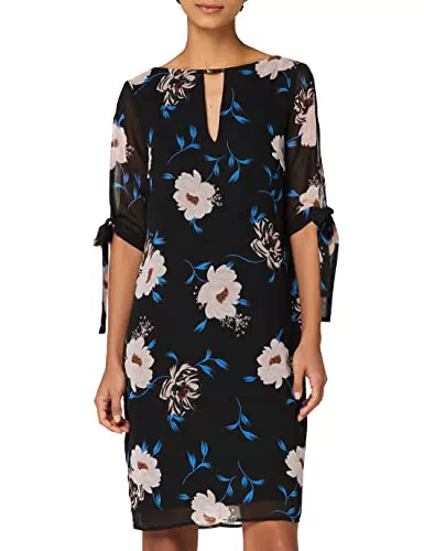 Marchio Amazon - TRUTH & FABLE Vestito A-Line in Chiffon Donna