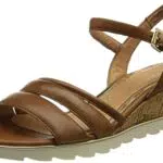 Marco Tozzi Donna 2-2-28724-28 Leder Sandalette, Sandali con Zeppa