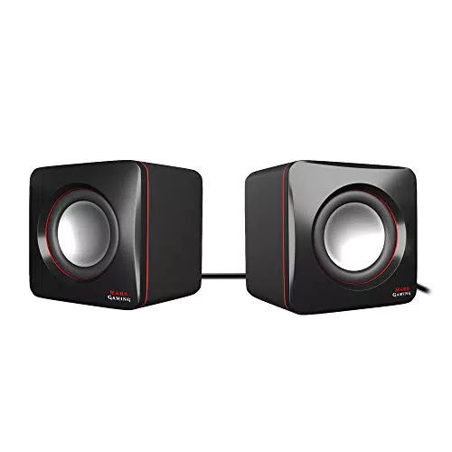 MARSGAMING MAS0 Altoparlanti da Gioco per PC, 8 W, Sistema a 2.0 Canali