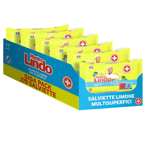 Mastro Lindo Salviette Igienizzanti Multisuperficie