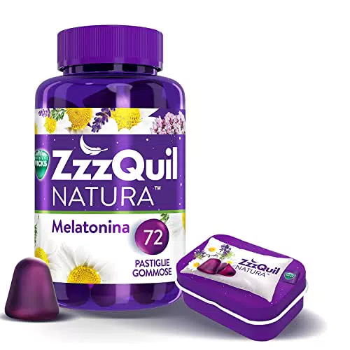 Zzzquil Natura Integratore Per Il Sonno Con Melatonina Per Dormire Ed Estratti Di Lavanda