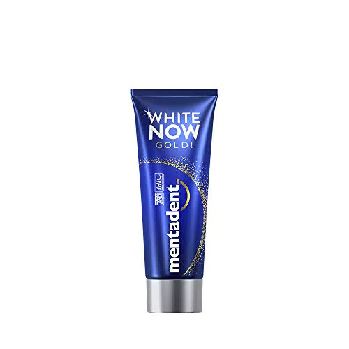 Mentadent White Now Gold Dentifricio Sbiancante, 50 ml
