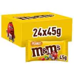 M&M's Peanut Confetti Al Cioccolato Contenenti Arachidi, 24 Bustine da 45G: 1080G