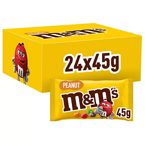 M&M's Peanut Confetti Al Cioccolato Contenenti Arachidi, 24 Bustine da 45G: 1080G