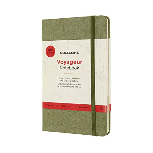 Moleskine Voyageur Notebook, Diario di Viaggio, Taccuino per Organizzare Viaggi