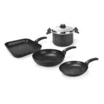 Moneta Etnea Batteria Smart Set da 5 Pezzi, Padella 24 cm
