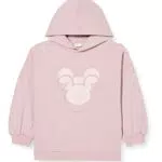Name It Nkfmickey Jo Boxy Long SWE Hoodi Unb Wdi Felpa con Cappuccio