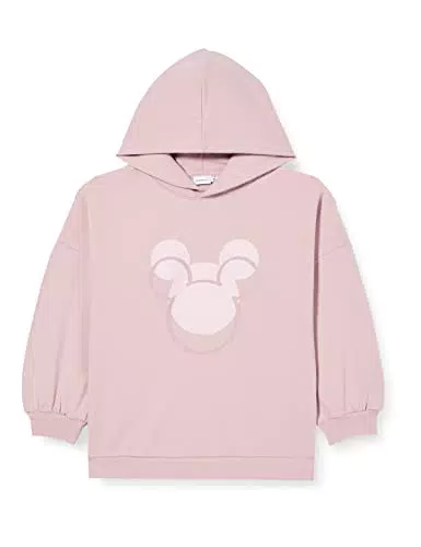 Name It Nkfmickey Jo Boxy Long SWE Hoodi Unb Wdi Felpa con Cappuccio