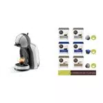 NESCAFÉ DOLCE GUSTO Macchina per Caffè Espresso e Altre Bevande in capsula, Grigio/Nero + Espresso Barista, Espresso Ardenza, Essenza di Moka, 96 Capsule