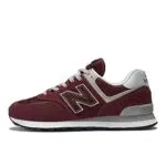New Balance NB 574, Sneakers Uomo, Rosso Burgundy Evm