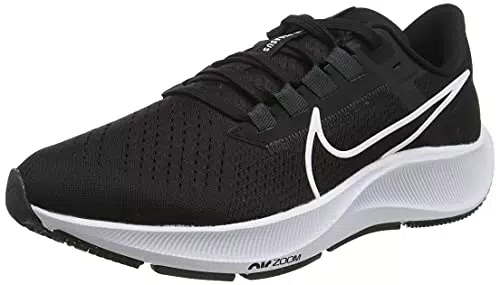 Nike Air Zoom Pegasus 38, Scarpe Uomo, Black White Anthracite Volt