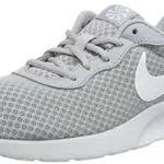 Nike Tanjun, Scarpe Donna, Grigio Lupo/Bianco-Appena Volt-Bl