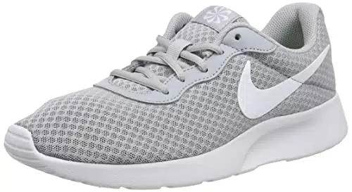 Nike Tanjun, Scarpe Donna, Grigio Lupo/Bianco-Appena Volt-Bl